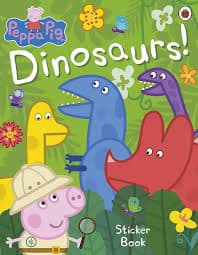 PEPPA PIG - DINOSAURS STICKER BOOK resmi